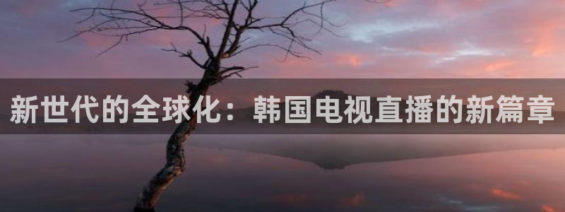 劲爆体育在线直播观看nba：新世代的全球化：韩国电视直播的新篇章